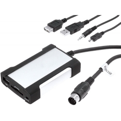 Hyundai, Kia  MP3/USB/SD/AUX adapter gyári autórádióhoz 13pin